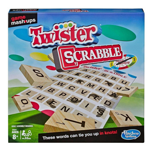 Juego Mashups Twister Scrabble Juego Edad  Años En Ade...