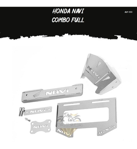 Kit Combo Full Partes Lujo Moto Honda Navi