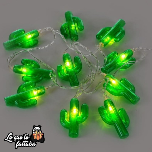 Tira Led Cactus 10 Luces A Pila Ltf Shop