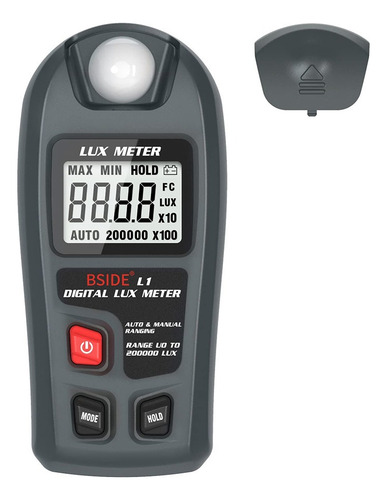 Luxómetro Digital, Medidor De Luz De Rango De 0 ~ 200,000lux