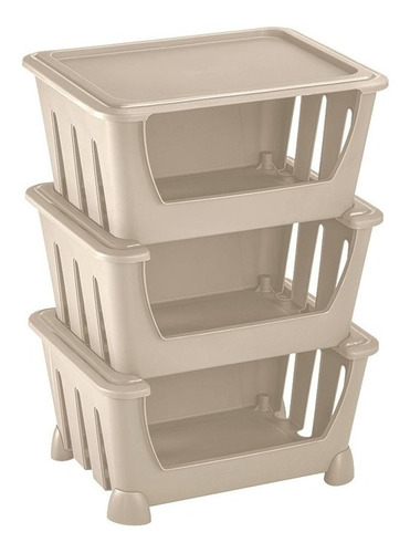 Canasta Organizadora  Rimax Taupe