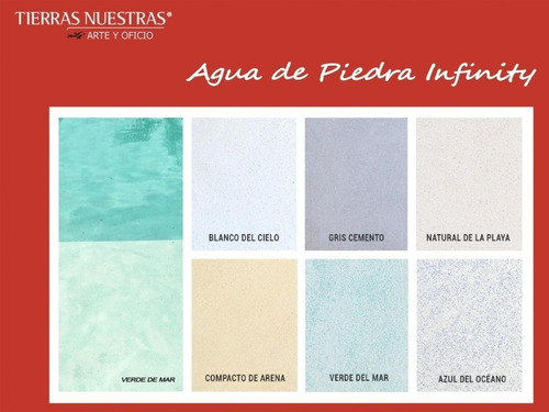 Revestimiento Para Piscina Agua De Piedra Infinity Kit 5 Mt2