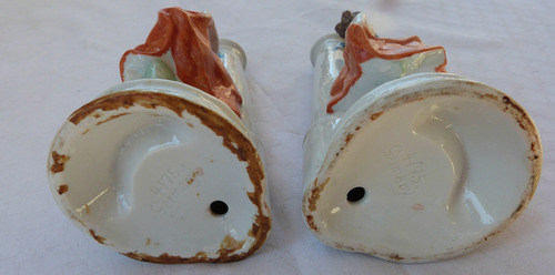 Monijor62-coleccion Porcelana Alemana 2 Lamparas Victorianas (Usado)