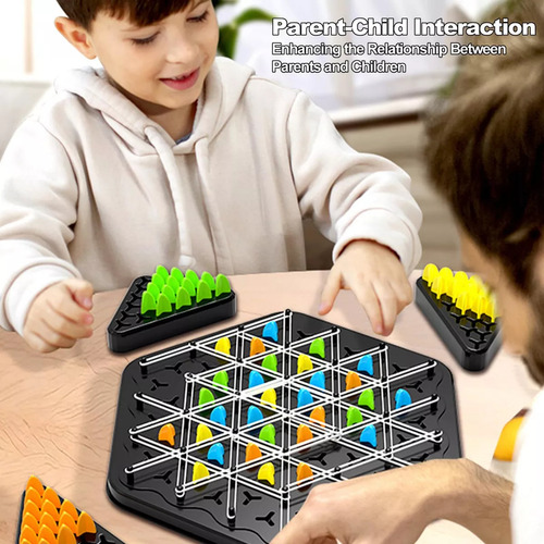 Para Set Triggle, Set De Ajedrez Con Cadena Triangular