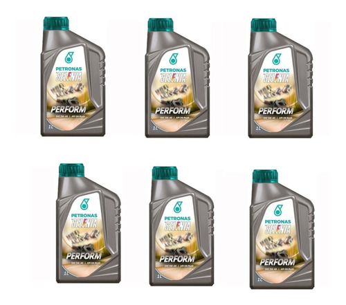 Kit 6 Oleo Petronas Syntium 3000 5w40 100% Sintetico