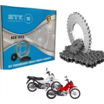 Comprar Kit Relação Transmissão Biz 125 2005u002F2016 Aço 1045 E Pop100