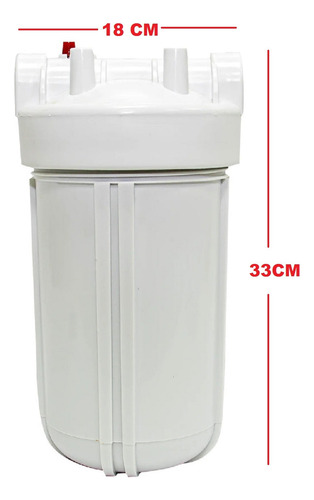 Filtro Para Agua Contenedor Grande + Cartucho Hilo Pp 10x4,5