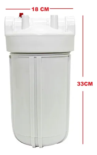 Filtro Para Agua Contenedor Grande + Cartucho Hilo Pp 10x4,5