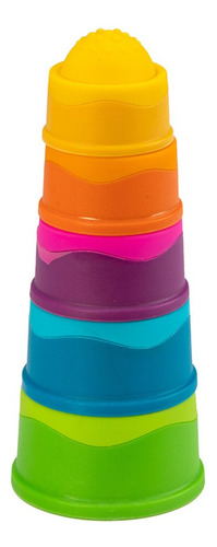 Set Tacitas Apilables Con Popits Fat Brain Toys Para Bebes