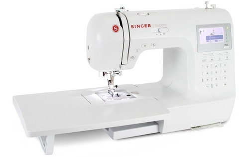 Maquina De Coser Automatica Singer Superb 2010 Tio Musa Color Blanco