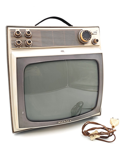 Televisor Tv Portatil Retro Noblex Micro 12 A Transistores (Usado)