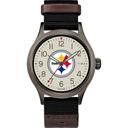 Reloj Timex Twzfstemb Nfl Clutch Pittsburgh Steelers Para Ho