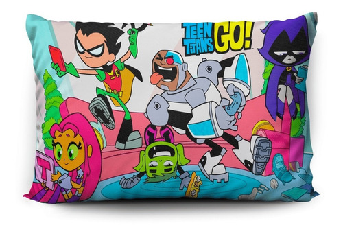 Imagen 2 de 5 de Funda De Almohada Teen Titans Go! 70x45cm Vudú Love