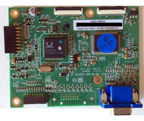 Main Viewsonic 35-d013955 / Modelo Va1916w Vs11755 (Usado)