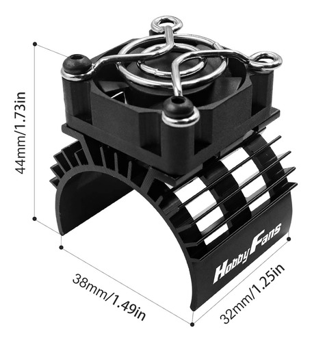Hobby Fans Rc Motor Disipador De Calor Con Ventilador De Ref