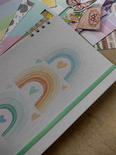 Bullet Journal 15*21 Cm Personalizado +papeles Para Decorar 2