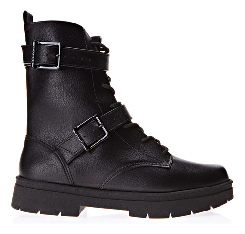 Bota Feminina Casual Cano Médio Com Zíper Vizzano
