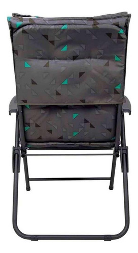 Poltrona Estofada Camping K1 Até 120kg Grafite 409201 Mor