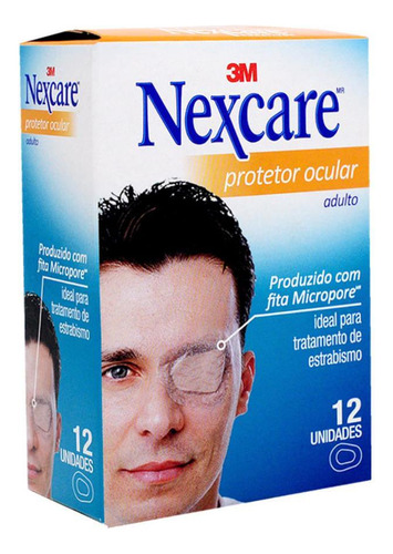 Nexcare Protetor Ocular Adulto Com 12 Unidades