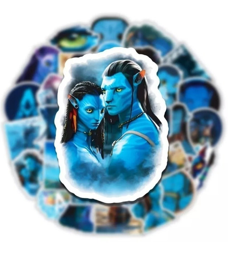 Imagen 4 de 4 de Avatar - Set De 50 Stickers / Calcomanías / Pegatinas