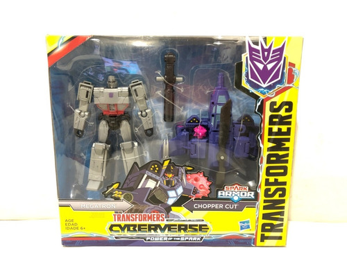 Transformers Cyberverse Megatron + Chopper Cut Nuevo Sellado