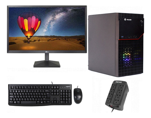 Pc Core I3-10100, Ram 16gb, Ssd 500gb, Nvidia 2gb, 22 PuLG