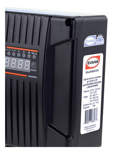 Caja De Control Evans Para Bombas Solares 1/2 Hasta 3 Hp