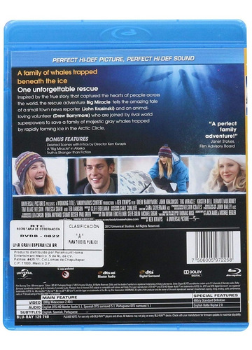 Big Miracle Una Gran Esperanza Película Bluray