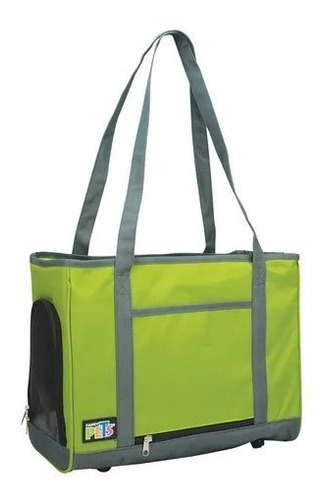 Bolsa Transportadora De Mano Para Perro Chico Fancy Pets Color Verde