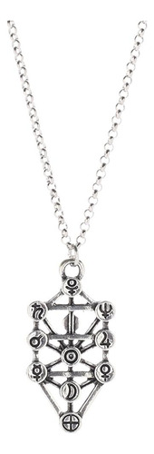 2 Piezas Moda Mujer Hombres Geométrico Colgante Collar