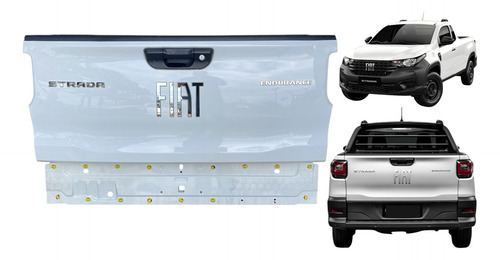 Tampa Traseira Fiat Strada Endurance 2021 2022 2023 2024