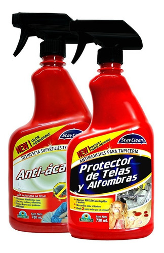 Kit Anti-ácaros Y Protector De Telas Y Alfombras (2 Pzs.) 