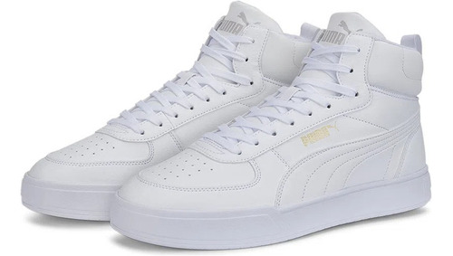 Imagen 4 de 4 de Tenis Puma Caven Mid, Caballero Blanco 38584301 +original