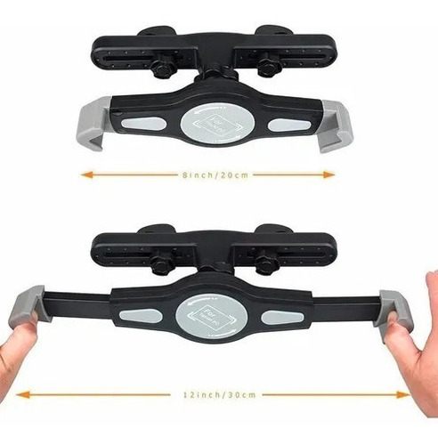 Imagem 9 de 9 de Suporte Veicular Tablet Galaxy iPad Banco Traseiro Carro Tab