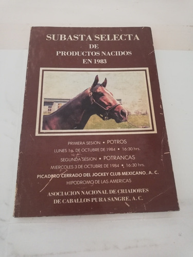 Subasta Selecta De Productos Nacidos En 1983 Asociación