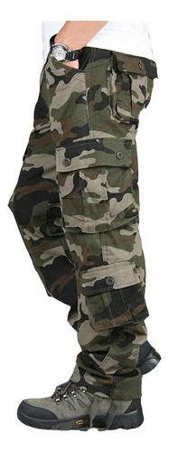 Pantalones De Trabajo De Combate De Camuflaje Para Hombre