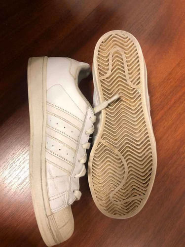 adidas Súperstar N 39 ( Us N7) Blancas Usadas