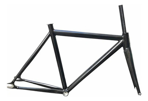 Cuadro Bicicleta Fixie Talla 53cm Aluminio/carbon Conico