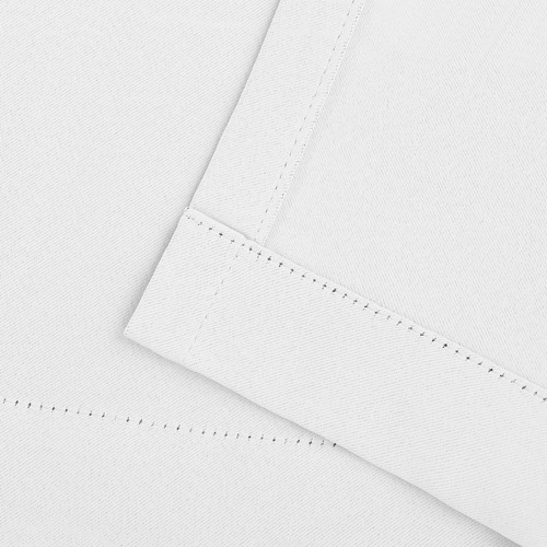 1 Panel Cortina Blackout Gruesa Con Ojales 135x230 Cm Lisa Blanco