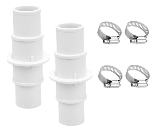 3 Adaptador De Conexión Para Con 4 Abrazaderas De Manguera