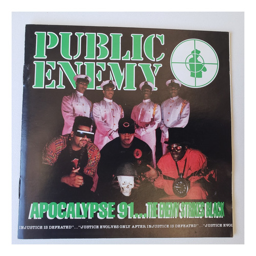 Cd Public Enemy Apocalypse 91... The Enemy Strikes Black