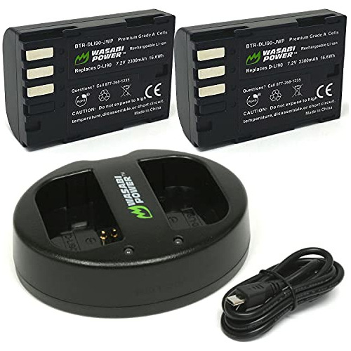 Batería De Cámara - Battery (2-pack) And Dual Usb Charger Fo