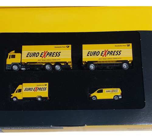 Herpa Deutsche Post Euro Express 1:87 Ho Herpa Set X3 C707