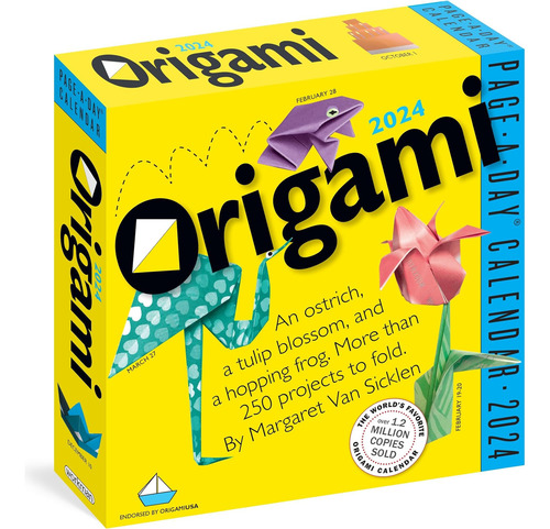 Libro: Calendario De Páginas Por Día En Origami 2024: Más De