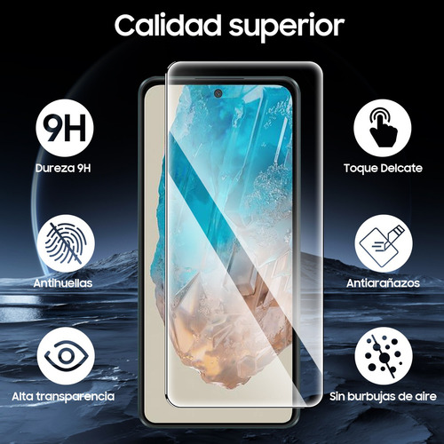 Película Protectora 2 Lentes +2micas Para Samsung Galaxy M35