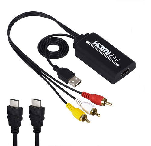 Hdmi A Rca, Cable Convertidor Hdmi A Rca, Convertidor Hdmi 1