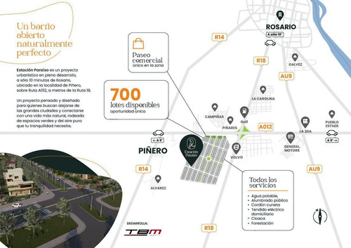 Imagen 2 de 7 de Venta De Terreno - Estacion Paraiso - Piñero