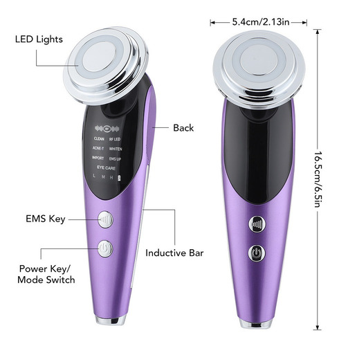 Massageador Rejuvenescedor Facial 7 In1
