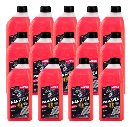 Kit 14l Aditivo Radiador Rosa Pronto Uso Ranger 3.2 Diesel