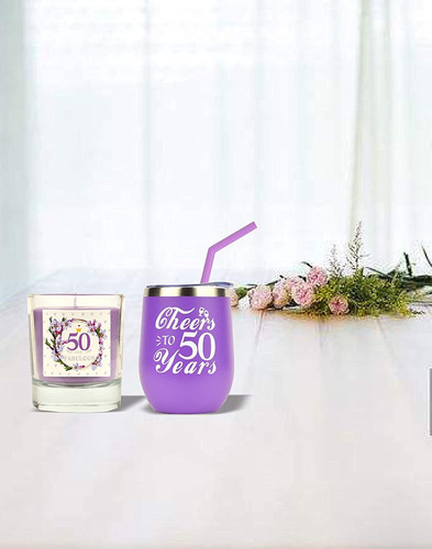 Imagen 6 de 7 de Regalos De 50 Cumpleaños Para Mujeres, 50 Años De Edad, 50 C